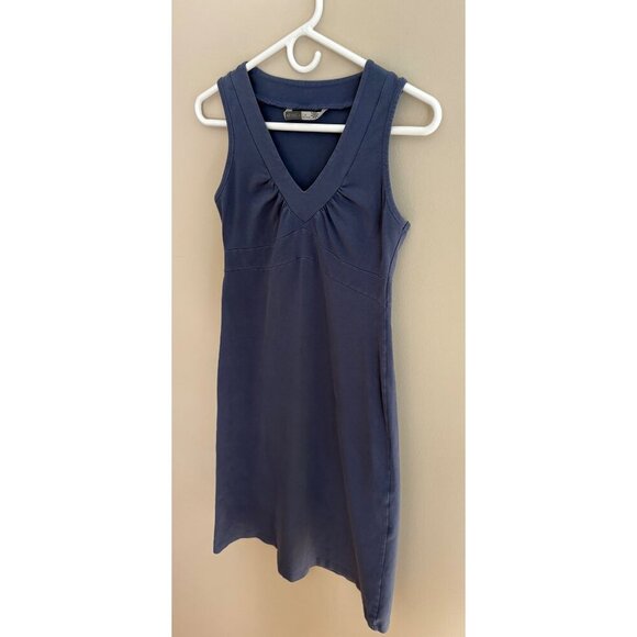 Athleta Sleeveless Senorita Casual Midi Dress in Light Blue Gray Size Small TALL - Picture 4 of 12